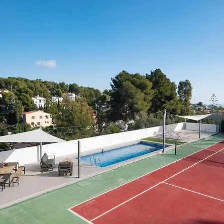 Sara 10 - Free Wifi, Chill-out, Private Pool, Private Tennis Court - By Villamar * Benissa